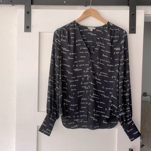 Joie XS navy, white top